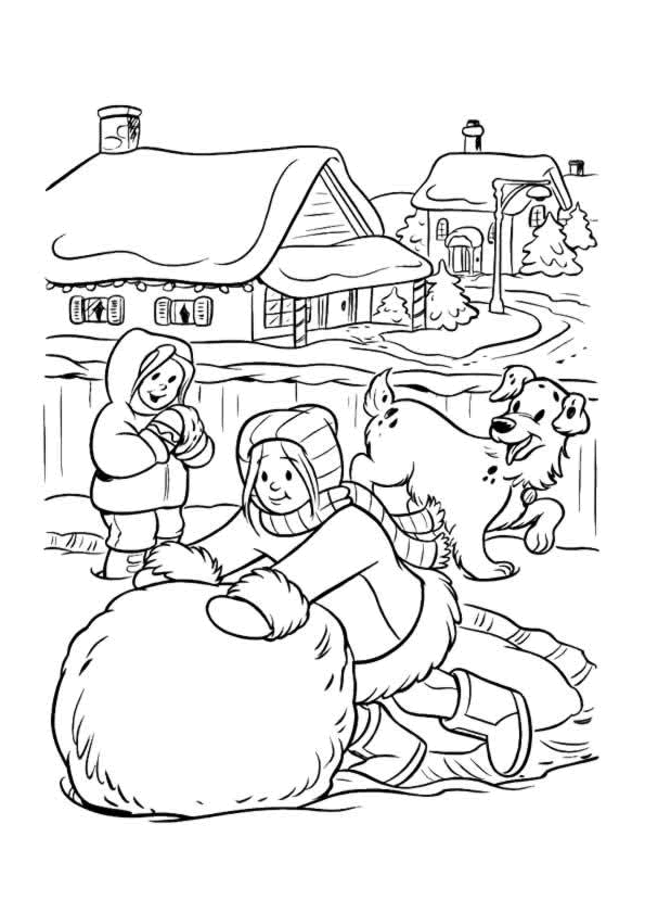 Snow 158565 Nature Printable Coloring Pages
