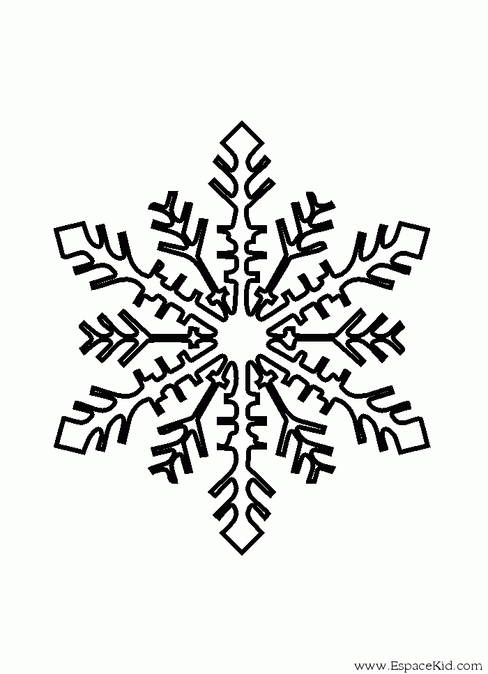 Coloring page: Snowflake (Nature) #160461 - Free Printable Coloring Pages
