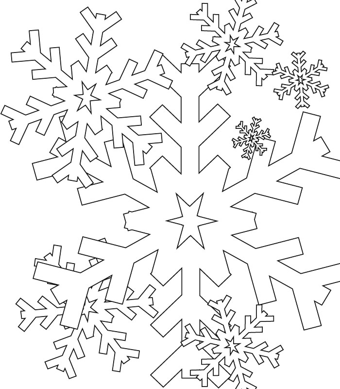 Coloring page: Snowflake (Nature) #160462 - Free Printable Coloring Pages