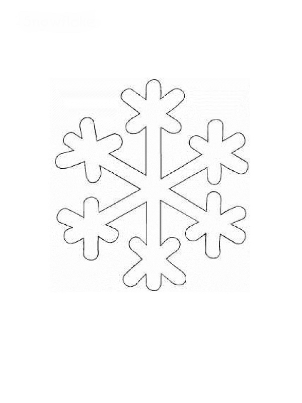 Coloring page: Snowflake (Nature) #160471 - Free Printable Coloring Pages