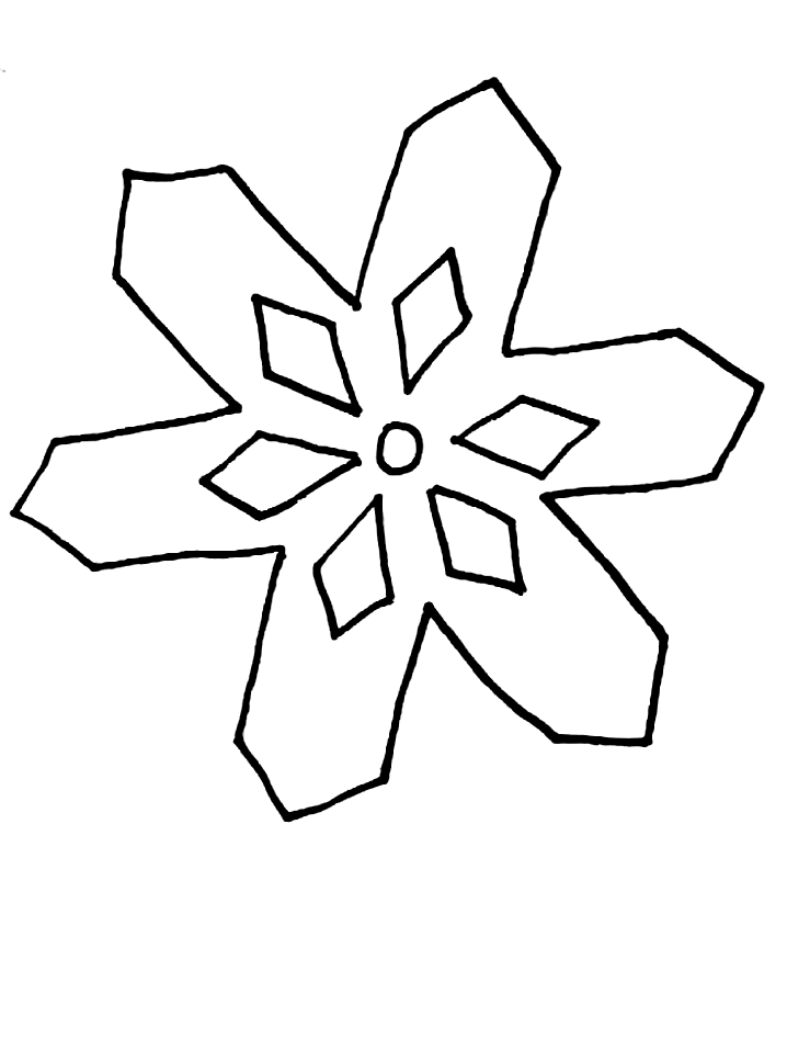 Coloring page: Snowflake (Nature) #160479 - Free Printable Coloring Pages