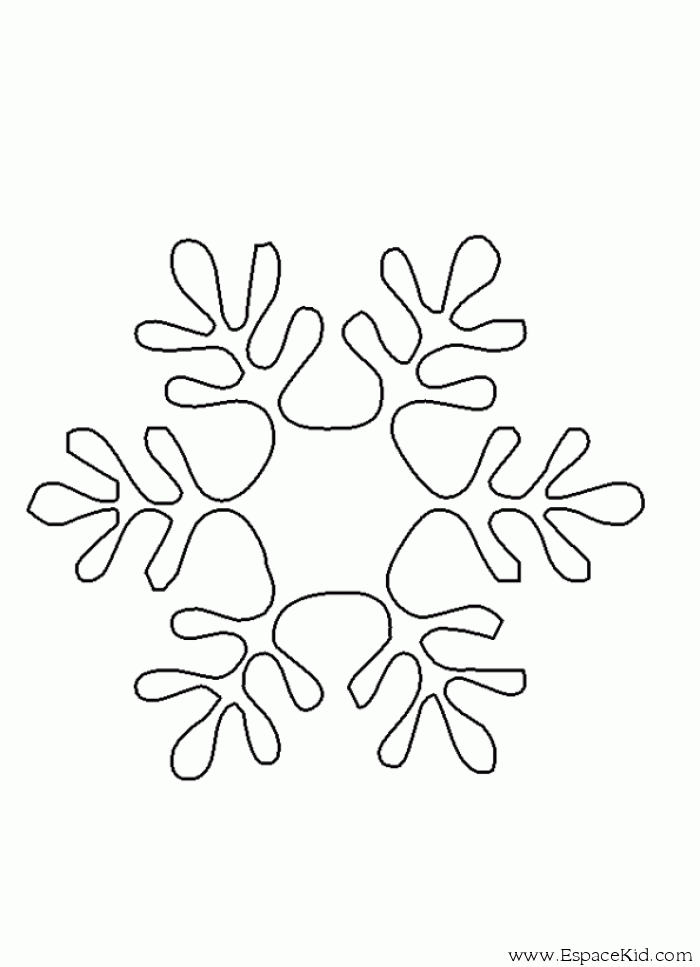 Coloring page: Snowflake (Nature) #160480 - Free Printable Coloring Pages
