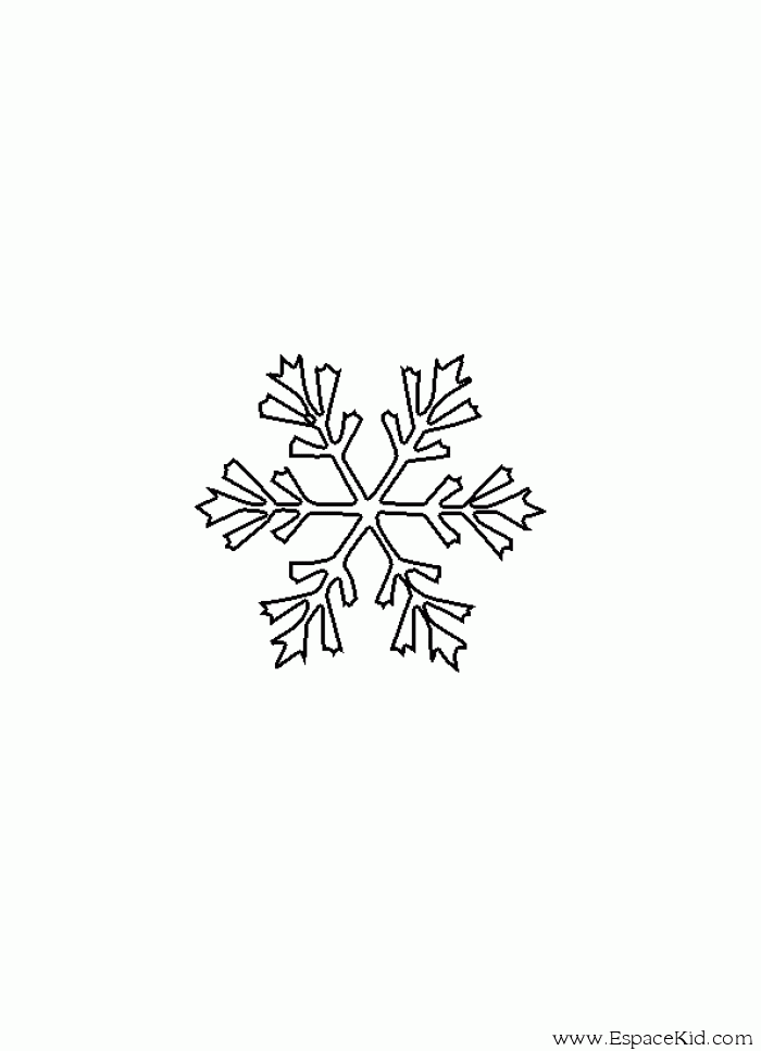 Coloring page: Snowflake (Nature) #160488 - Free Printable Coloring Pages