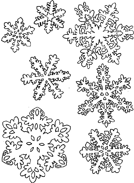 Coloring page: Snowflake (Nature) #160490 - Free Printable Coloring Pages