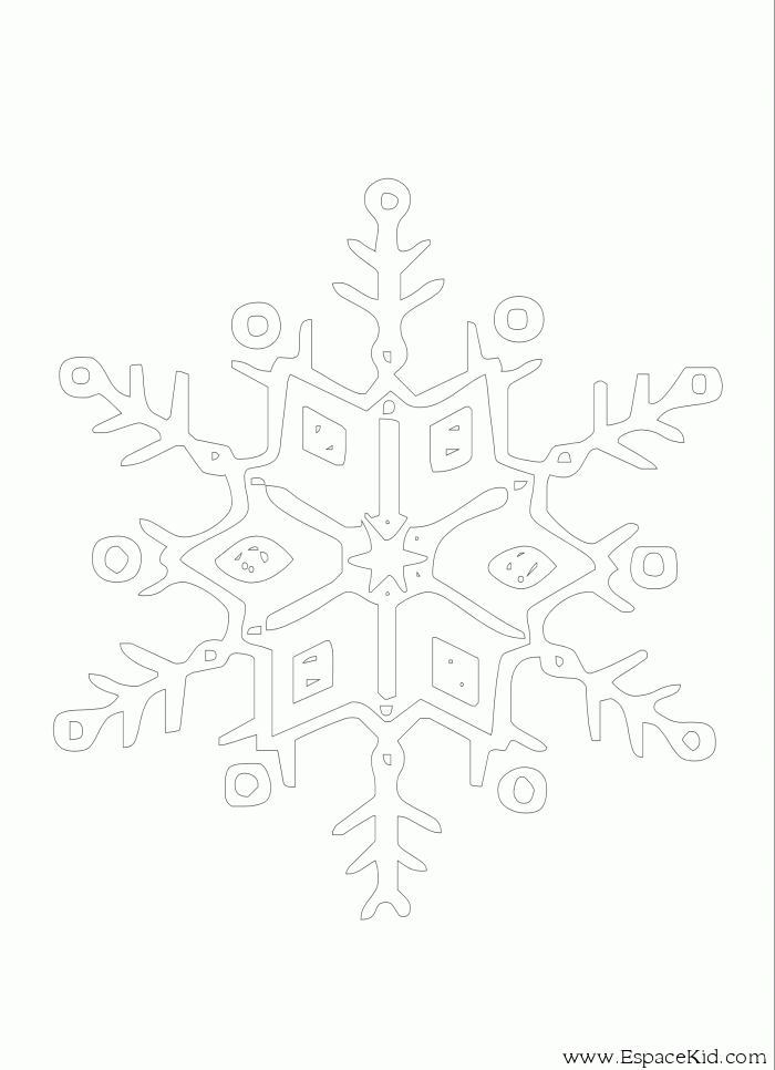 Coloring page: Snowflake (Nature) #160491 - Free Printable Coloring Pages