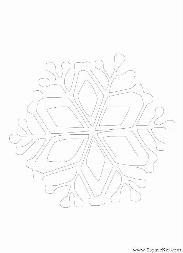Coloring page: Snowflake (Nature) #160518 - Free Printable Coloring Pages