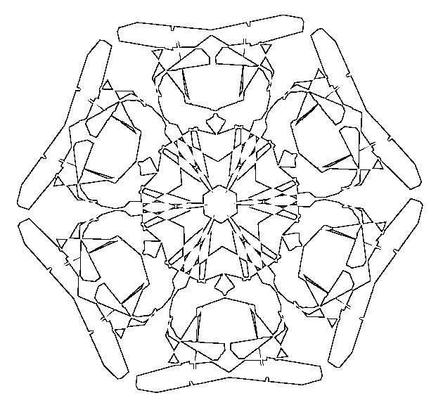 Coloring page: Snowflake (Nature) #160521 - Free Printable Coloring Pages