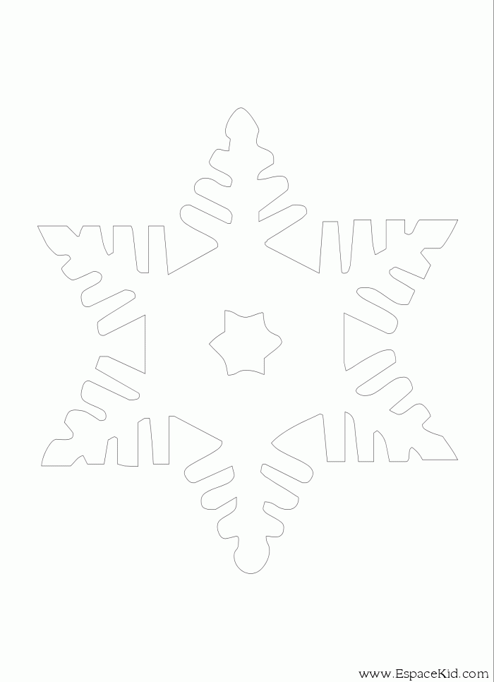 Coloring page: Snowflake (Nature) #160528 - Free Printable Coloring Pages