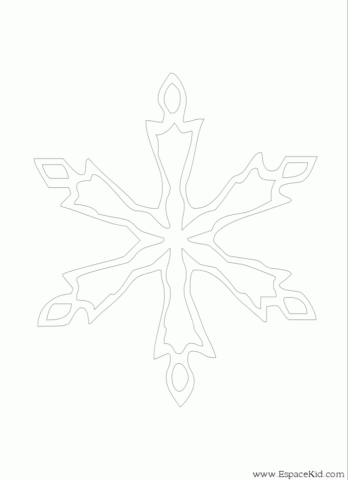 Coloring page: Snowflake (Nature) #160539 - Free Printable Coloring Pages