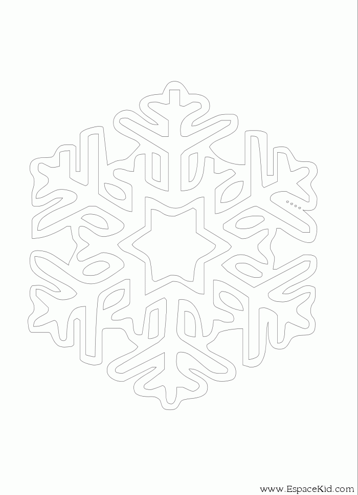 Coloring page: Snowflake (Nature) #160563 - Free Printable Coloring Pages