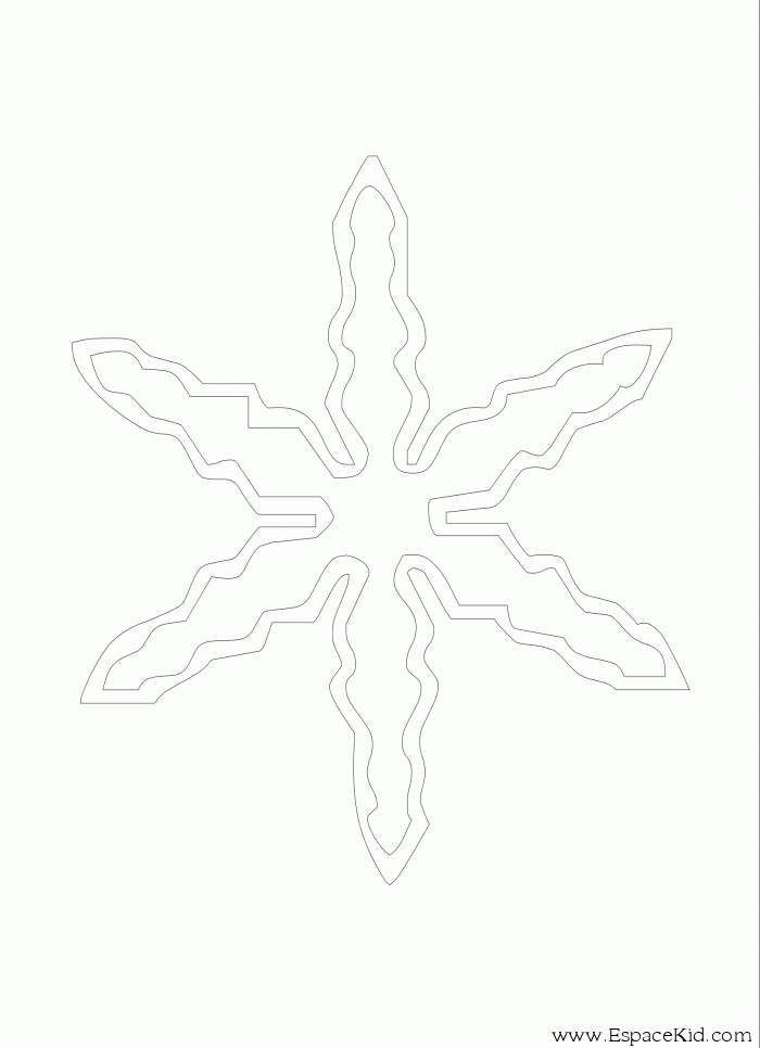 Coloring page: Snowflake (Nature) #160595 - Free Printable Coloring Pages