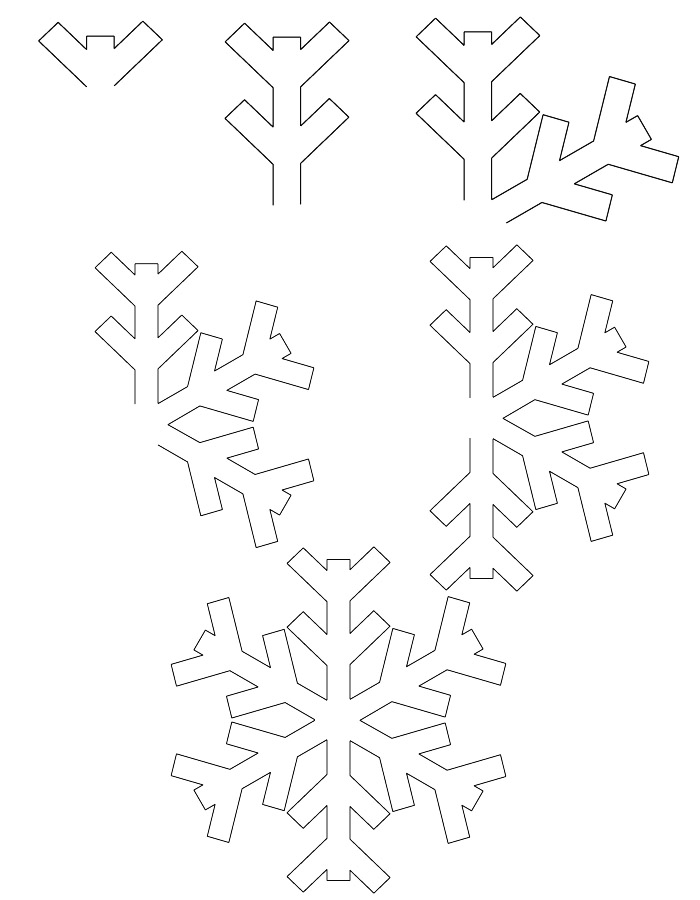 Coloring page: Snowflake (Nature) #160656 - Free Printable Coloring Pages