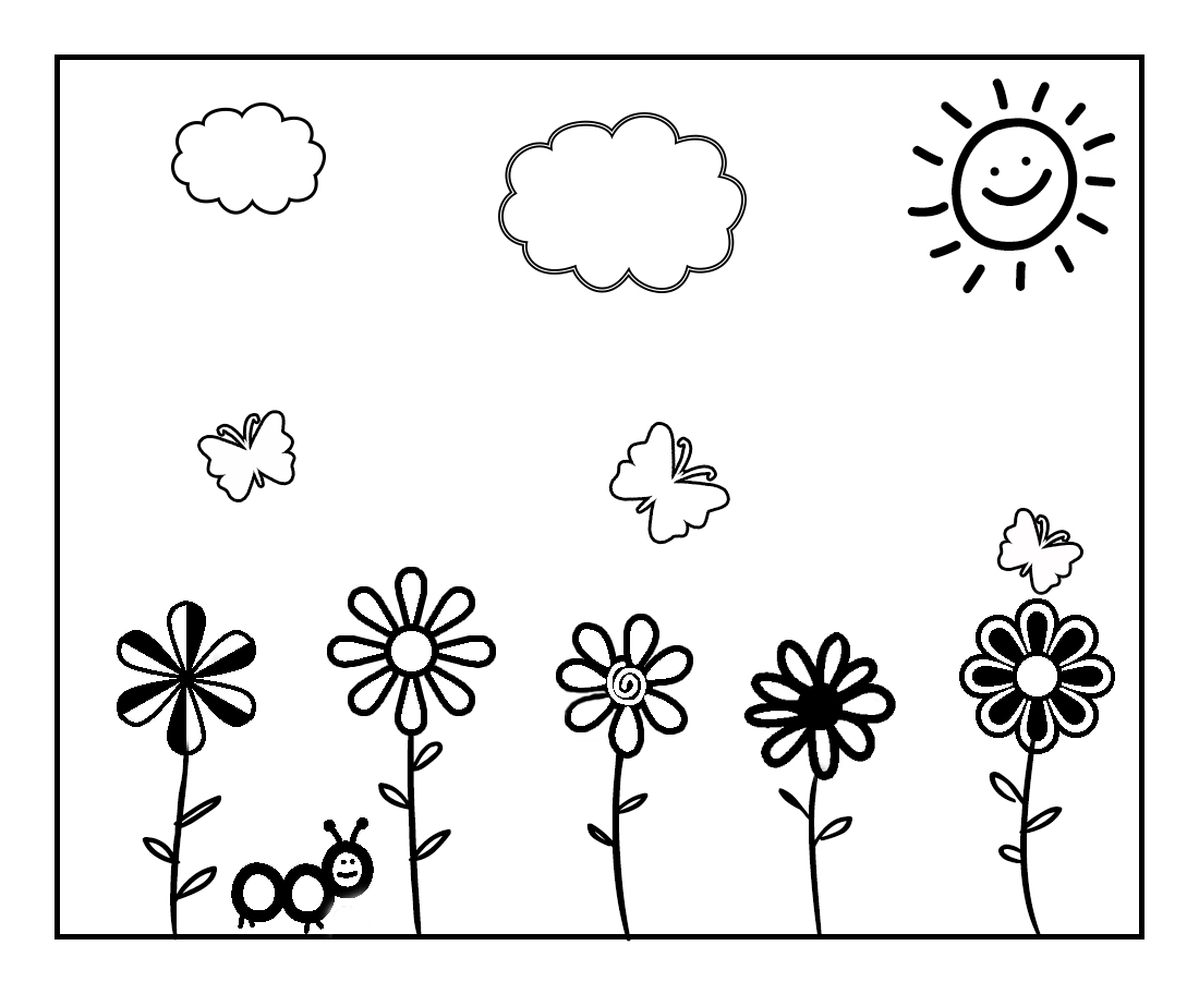 Coloring page: Spring season (Nature) #164744 - Free Printable Coloring Pages