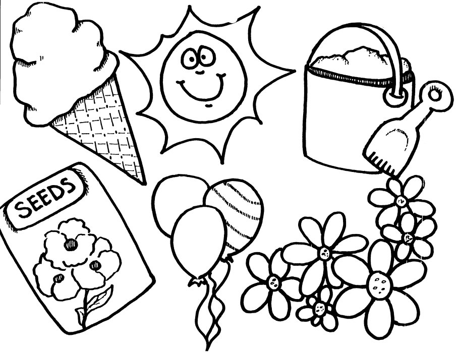 Coloring page: Spring season (Nature) #164746 - Free Printable Coloring Pages
