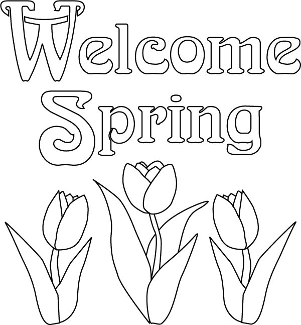 Coloring page: Spring season (Nature) #164752 - Free Printable Coloring Pages