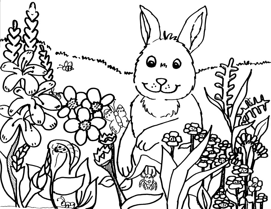 Coloring page: Spring season (Nature) #164756 - Free Printable Coloring Pages