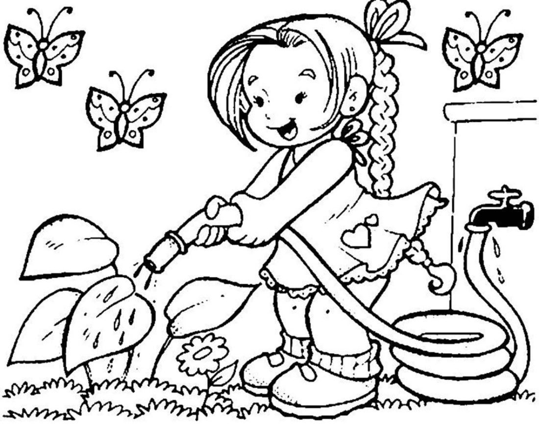 Coloring page: Spring season (Nature) #164765 - Free Printable Coloring Pages