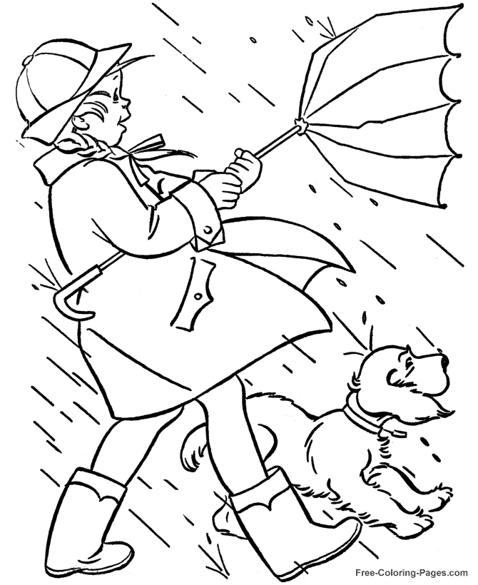 Coloring page: Spring season (Nature) #164767 - Free Printable Coloring Pages