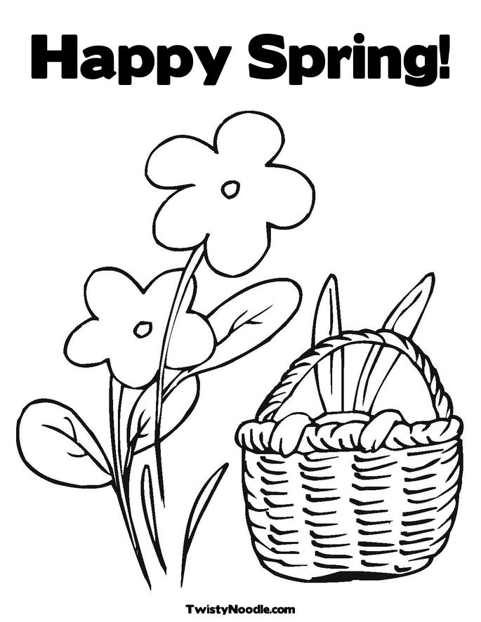 Coloring page: Spring season (Nature) #164793 - Free Printable Coloring Pages