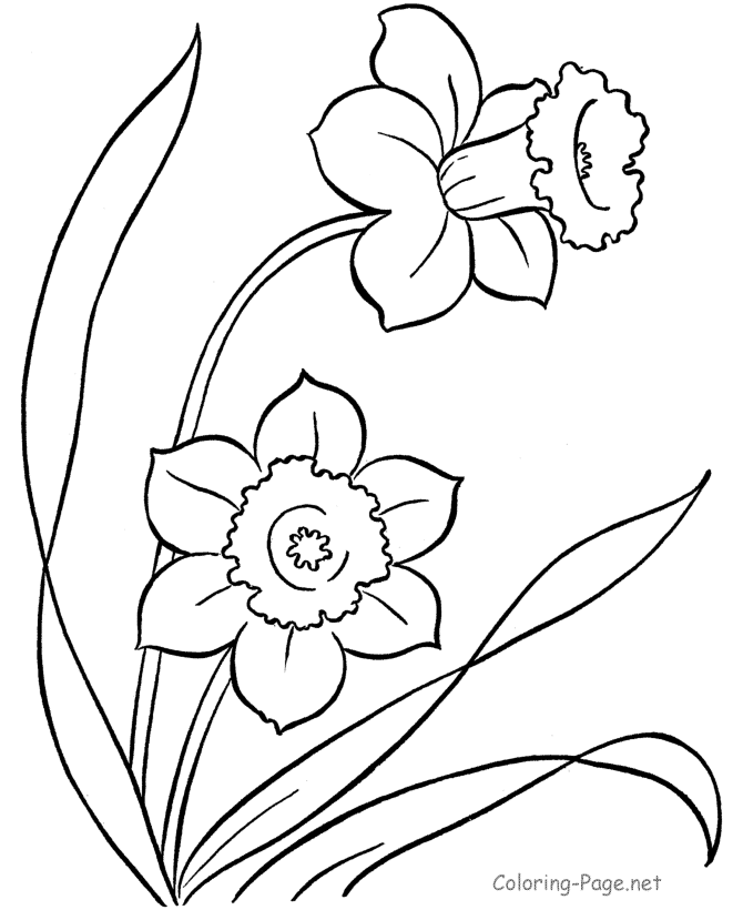Coloring page: Spring season (Nature) #164795 - Free Printable Coloring Pages