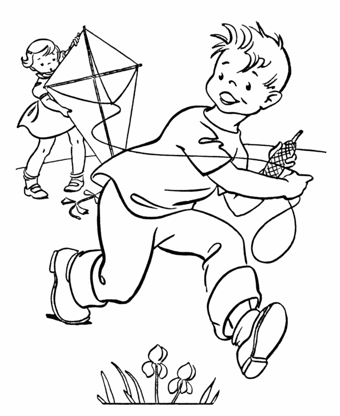 Coloring page: Spring season (Nature) #164799 - Free Printable Coloring Pages