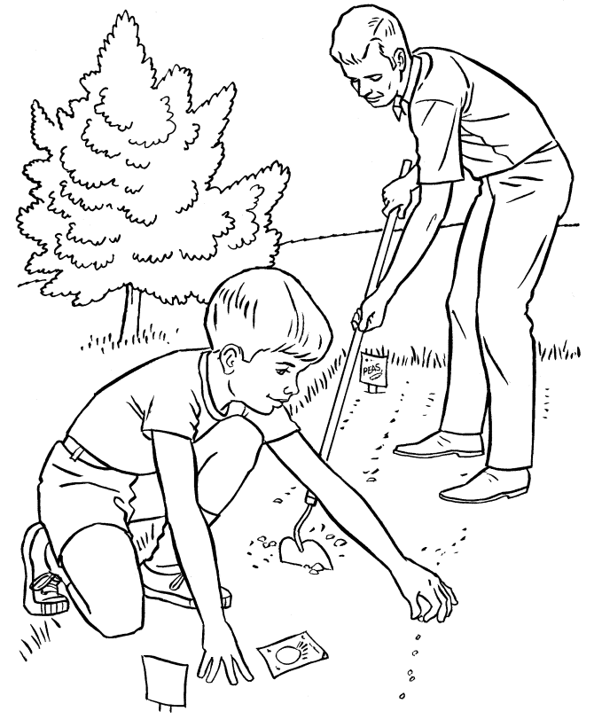 Coloring page: Spring season (Nature) #164805 - Free Printable Coloring Pages