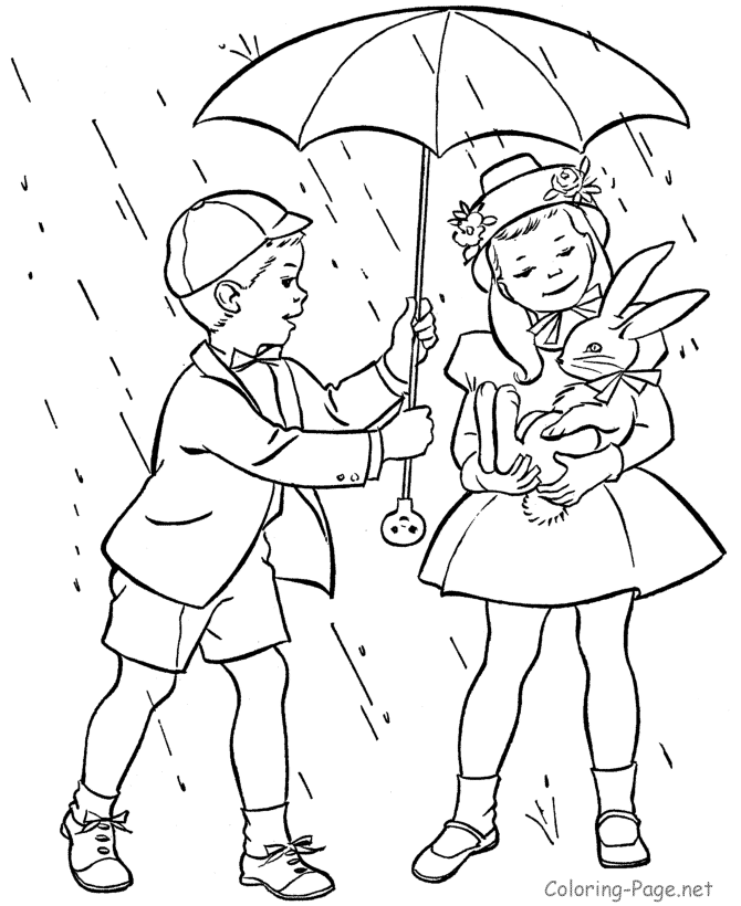 Coloring page: Spring season (Nature) #164807 - Free Printable Coloring Pages