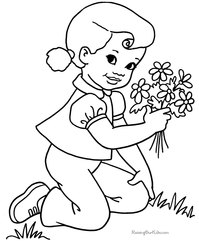 Coloring page: Spring season (Nature) #164811 - Free Printable Coloring Pages