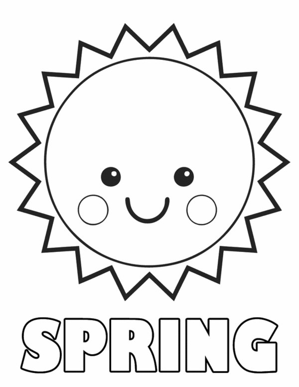 Spring season #164838 (Nature) – Printable coloring pages