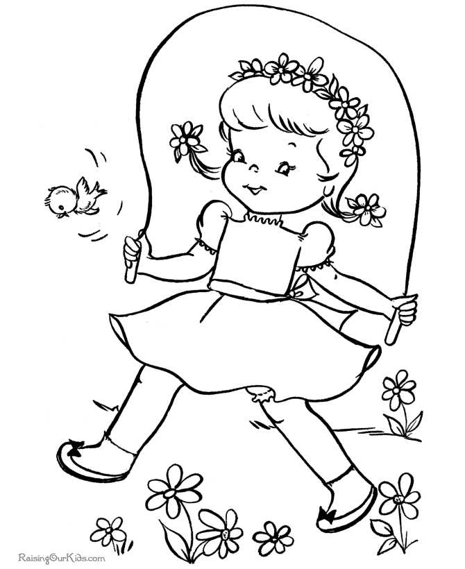 Coloring page: Spring season (Nature) #164845 - Free Printable Coloring Pages