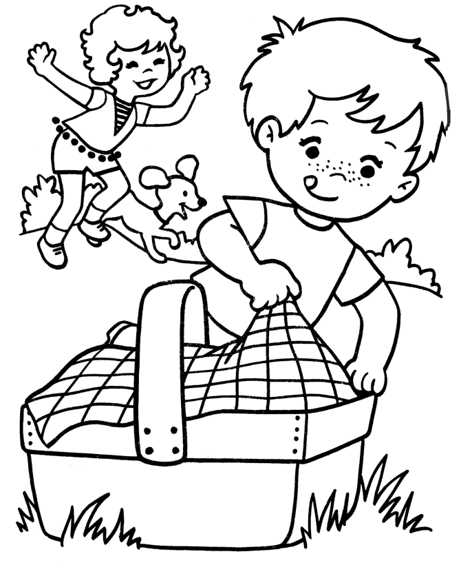 Coloring page: Spring season (Nature) #164887 - Free Printable Coloring Pages