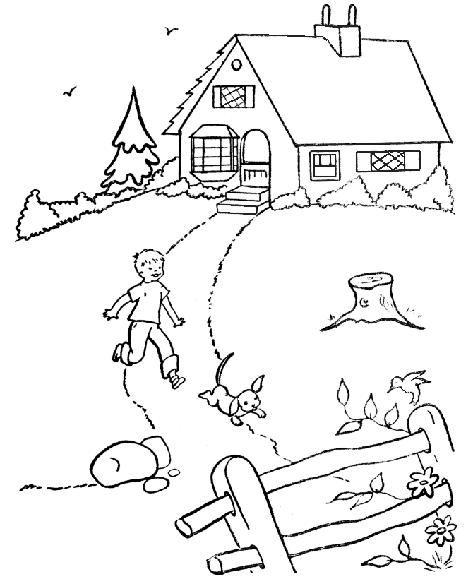 Coloring page: Spring season (Nature) #164897 - Free Printable Coloring Pages