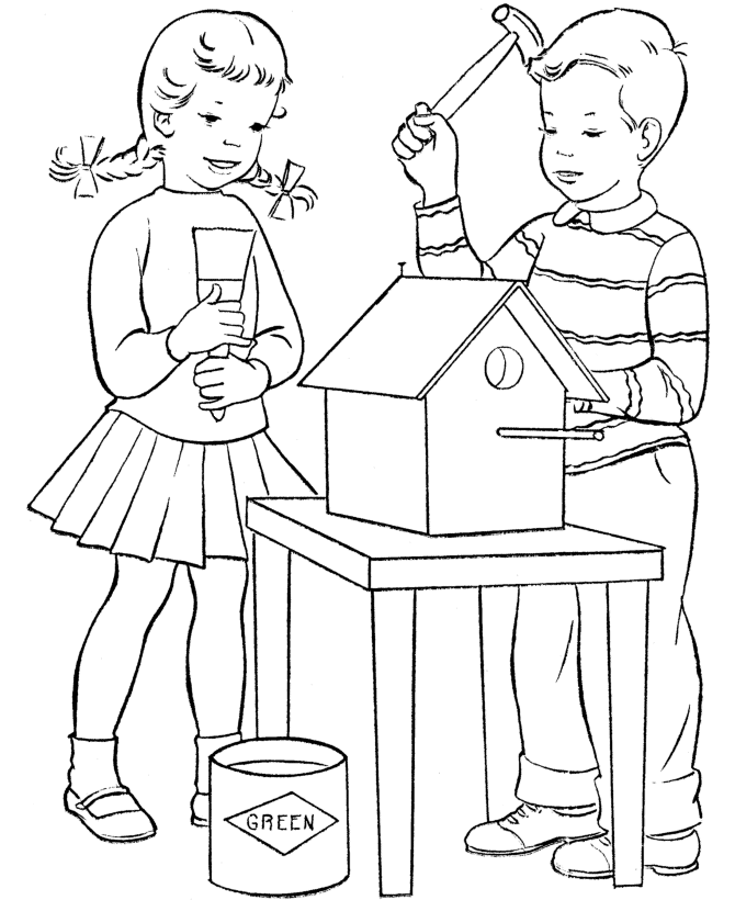 Coloring page: Spring season (Nature) #164936 - Free Printable Coloring Pages