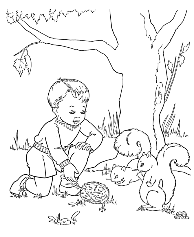 Coloring page: Spring season (Nature) #164956 - Free Printable Coloring Pages