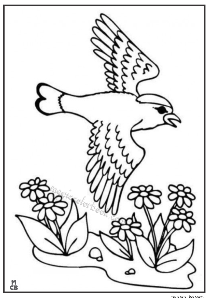 Coloring page: Spring season (Nature) #164978 - Free Printable Coloring Pages