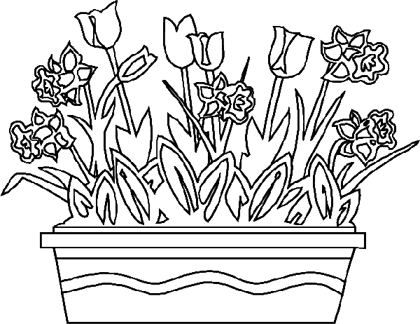 Coloring page: Spring season (Nature) #164987 - Free Printable Coloring Pages