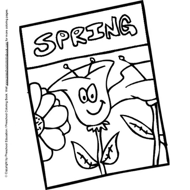 Coloring page: Spring season (Nature) #164991 - Free Printable Coloring Pages