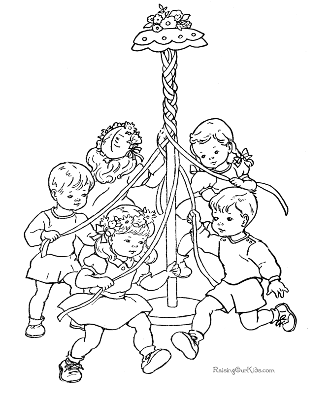 Coloring page: Spring season (Nature) #165023 - Free Printable Coloring Pages