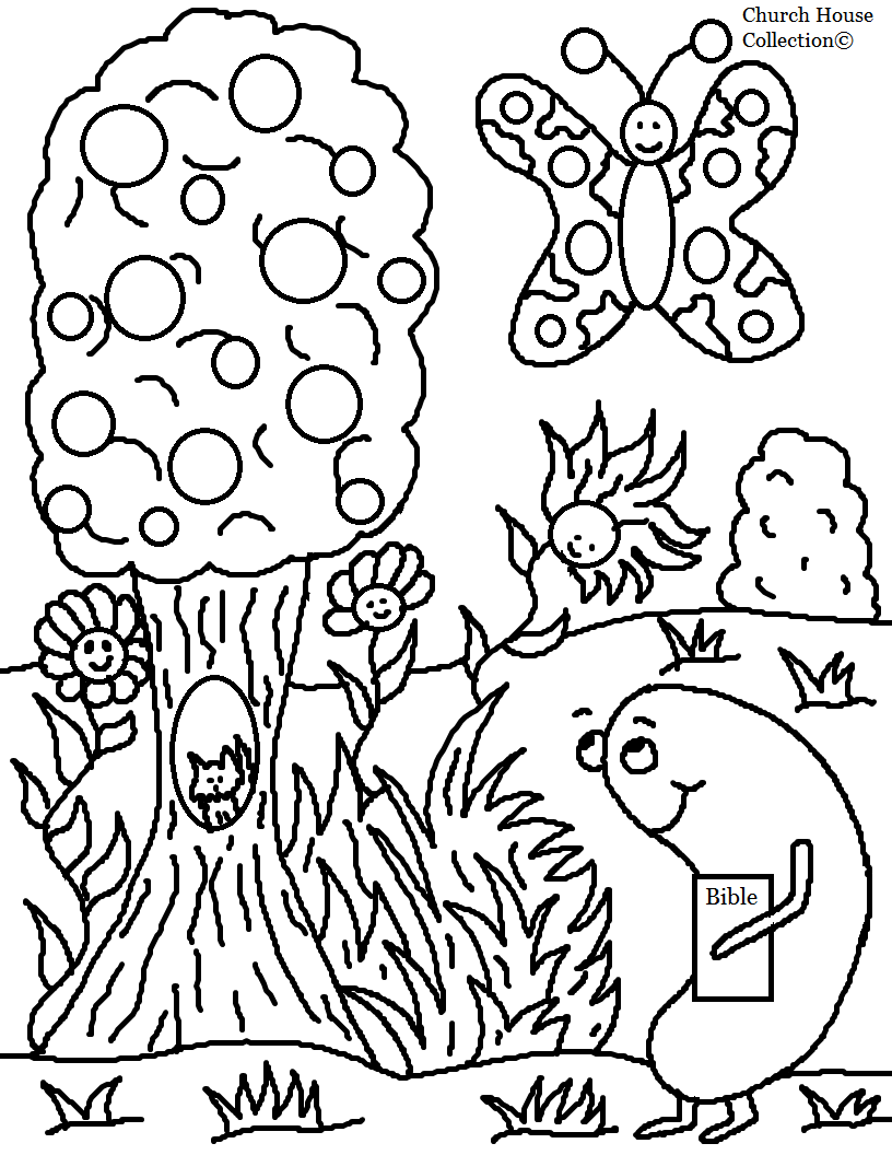 Coloring page: Spring season (Nature) #165060 - Free Printable Coloring Pages