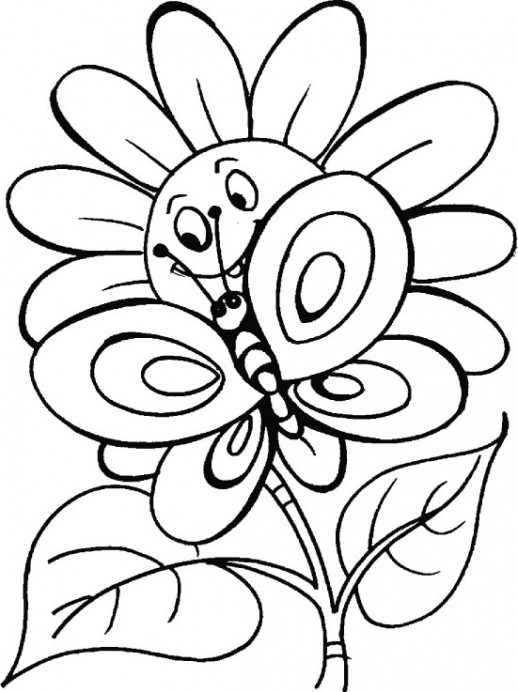 Coloring page: Spring season (Nature) #165095 - Free Printable Coloring Pages