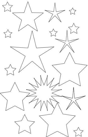 Coloring page: Star (Nature) #155882 - Free Printable Coloring Pages