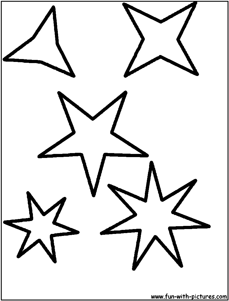 Coloring page: Star (Nature) #156083 - Free Printable Coloring Pages