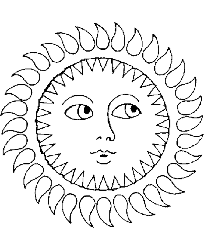 Coloring page: Summer season (Nature) #165107 - Free Printable Coloring Pages