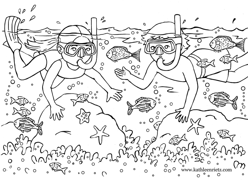 summer season 165129 nature – printable coloring pages