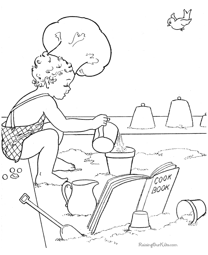 Coloring page: Summer season (Nature) #165134 - Free Printable Coloring Pages