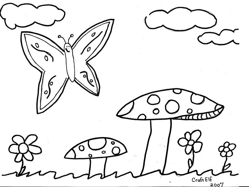 Coloring page: Summer season (Nature) #165135 - Free Printable Coloring Pages