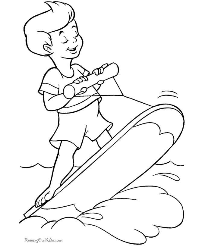 Coloring page: Summer season (Nature) #165139 - Free Printable Coloring Pages