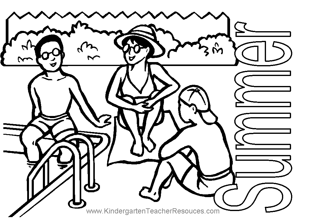 Coloring page: Summer season (Nature) #165141 - Free Printable Coloring Pages