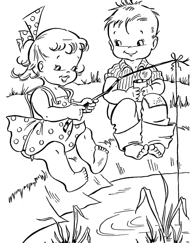 Coloring page: Summer season (Nature) #165149 - Free Printable Coloring Pages