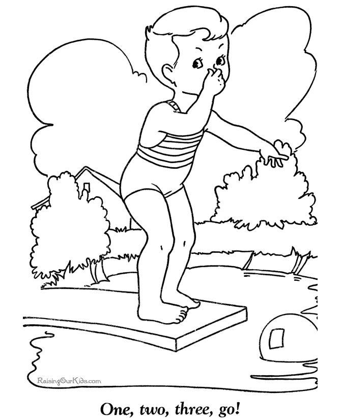 Coloring page: Summer season (Nature) #165151 - Free Printable Coloring Pages